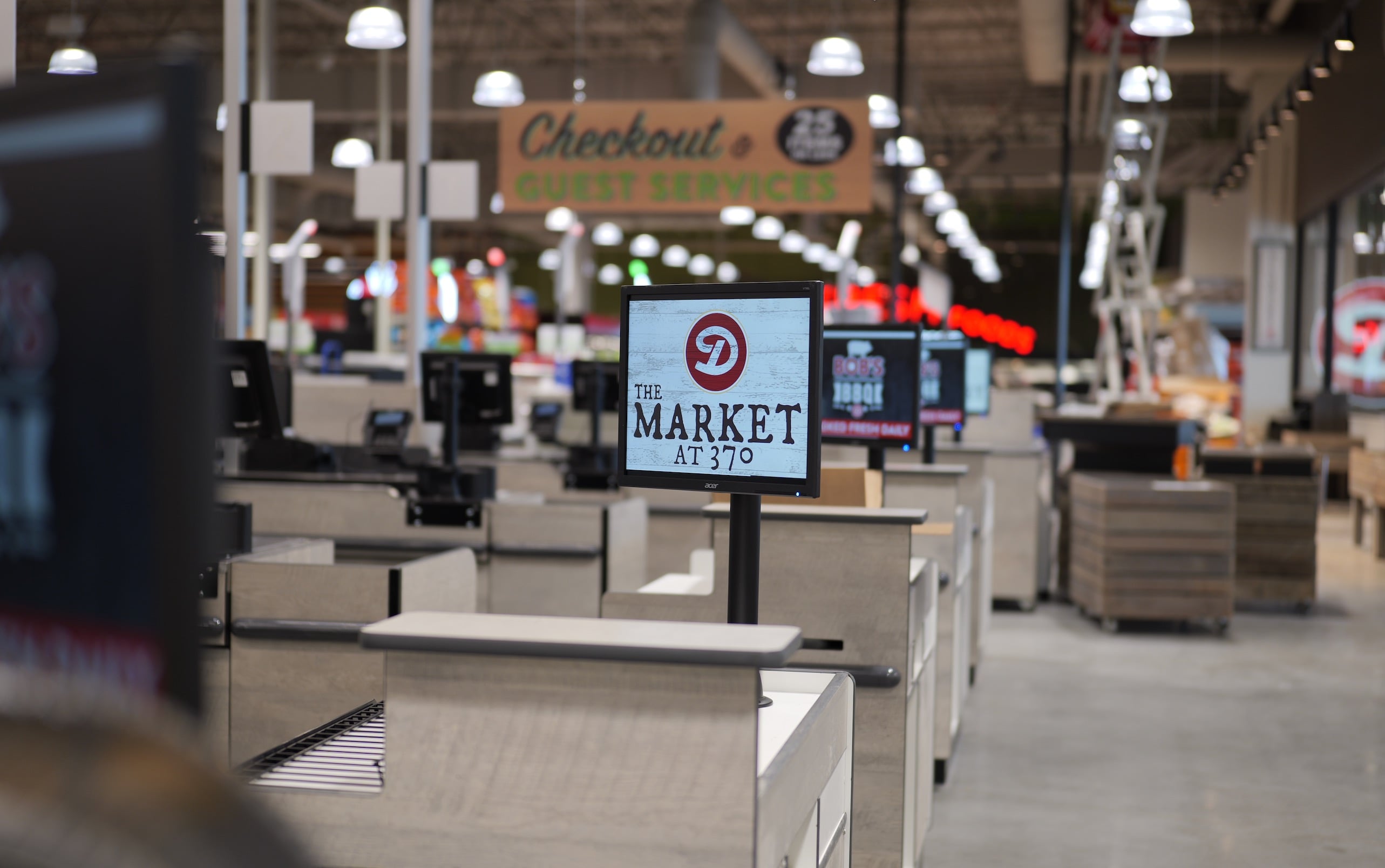 A view of register screen with "Market at 370"