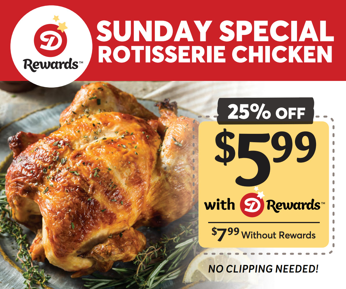 Sunday Special Rotisserie Chicken Offer Details | Dierbergs Markets